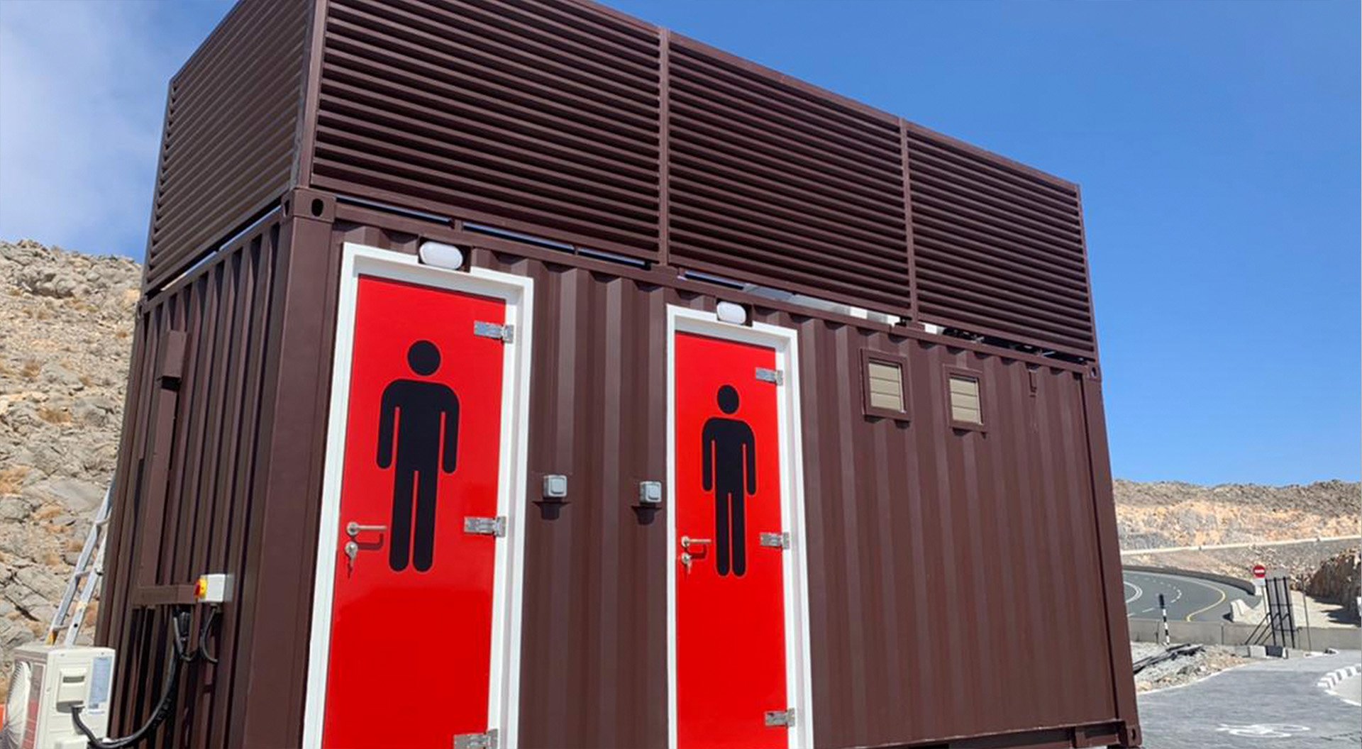 Shipping container toilet conversions  MFC Concepts